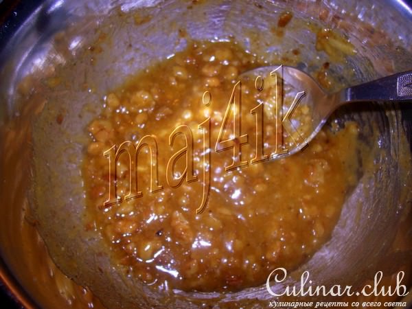 Нежная курочка с мёдом и орехами