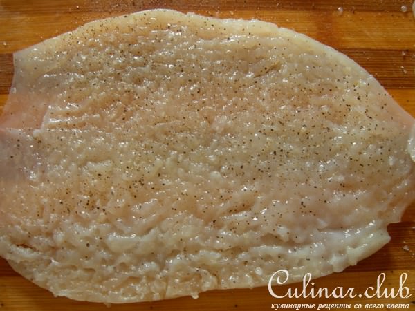 Бризоль из кальмара в вафельнице