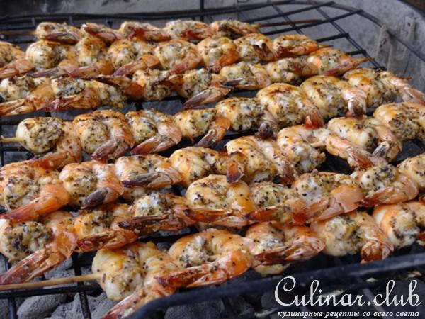 Креветки,Гриль,Быстро,Не сложно и Вкусно !!!