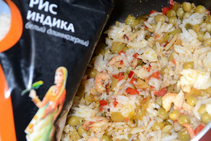 Тайский жареный рис с креветками (Khao phad kung)