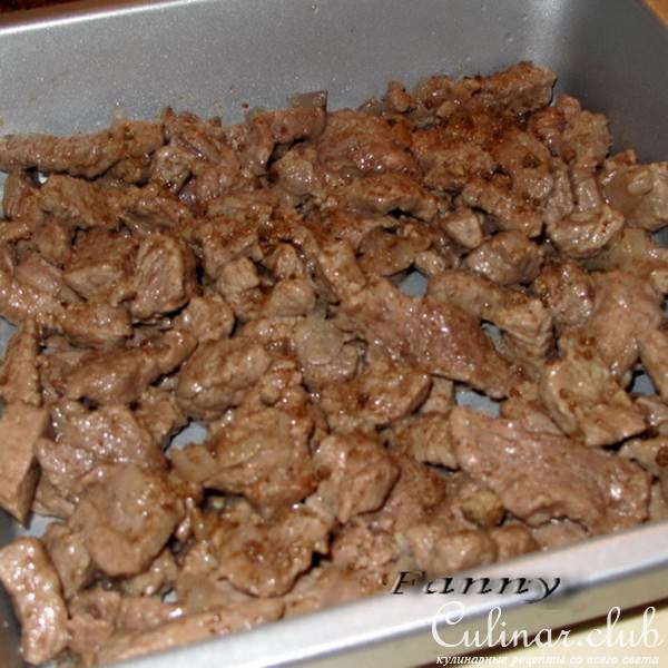 Мясо под картофельной крышкой