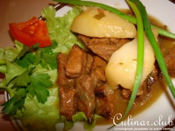 КВАСная говядина с грушами и медом