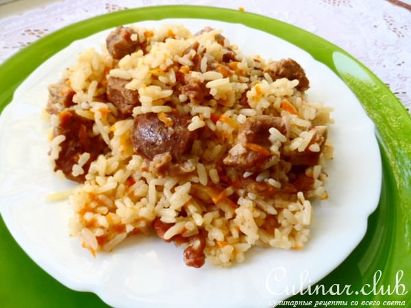 Рис с бараниной(как бы плов)