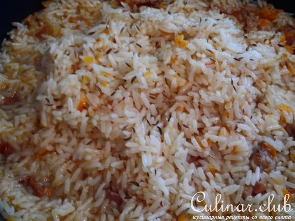 Рис с бараниной(как бы плов)