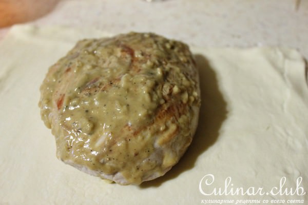 Запеченное мясо в тесте