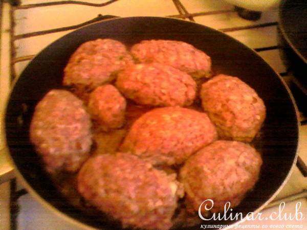 Зразы с зелёным луком и яйцом