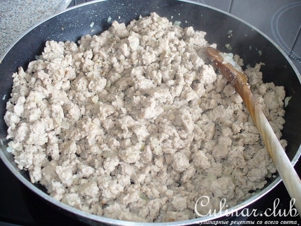 Запеканка с фаршем и макаронами (мой вариант)