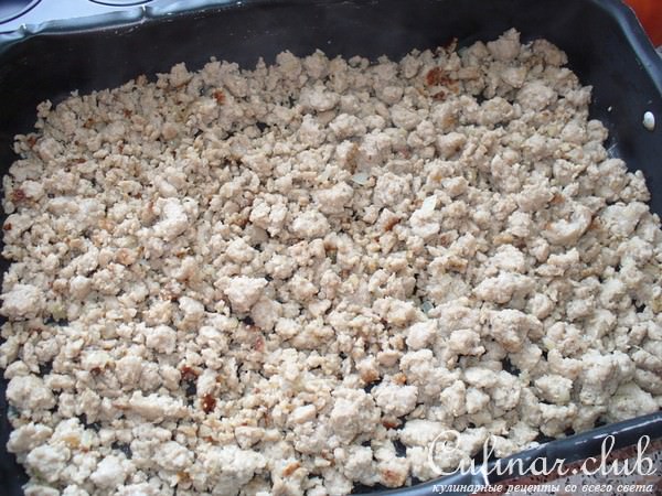 Запеканка с фаршем и макаронами (мой вариант)