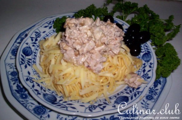 паста "Секрет Кролика" ( Лапша с мясом . С учётом пожеланий подруги )