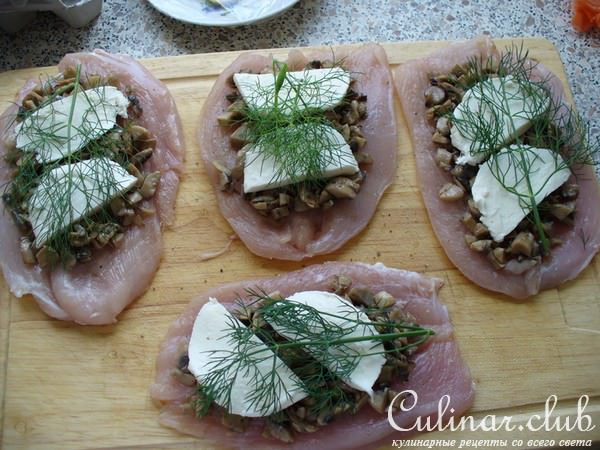 Рулетики из индейки ( мой вариант)
