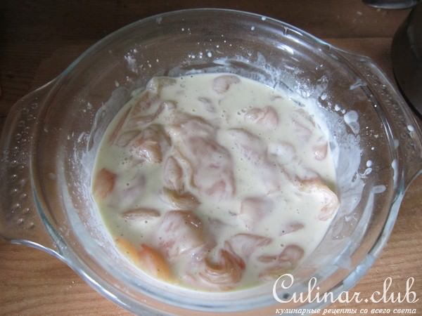 Куриное филе в кисло сладком соусе по Дальневосточному.