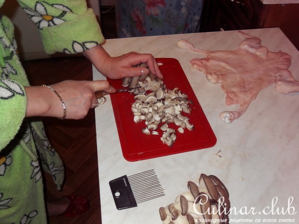 Фаршированная курочка