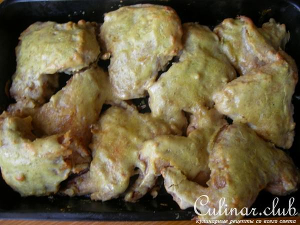 Куриные крылышки с ореховой корочкой