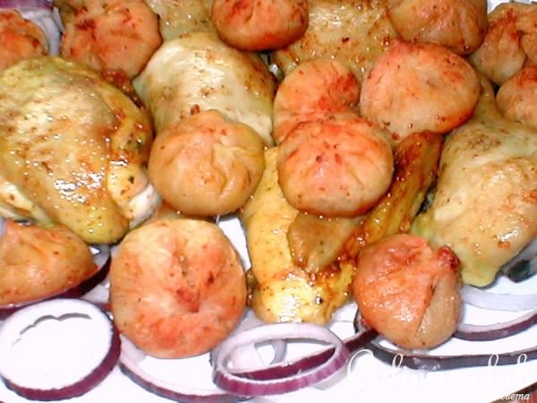 КУРИНЫЕ ОКОРОЧКА С ТЕСТОМ
