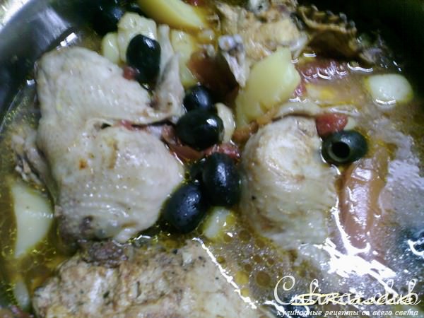 Цыпленок по-корсикански