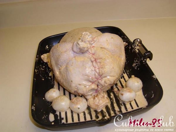 Курица маринованная запеченная