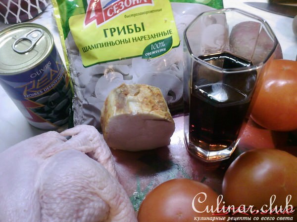 Цыпленок по-корсикански