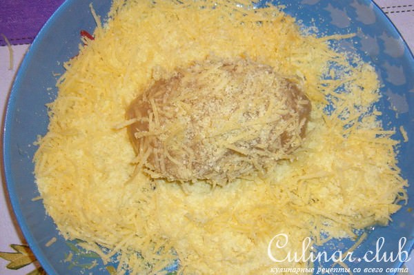 Куриные зразы в сырно-картофельной панировке