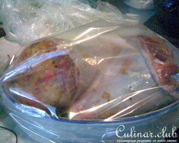 Фаршированные голени индюшки