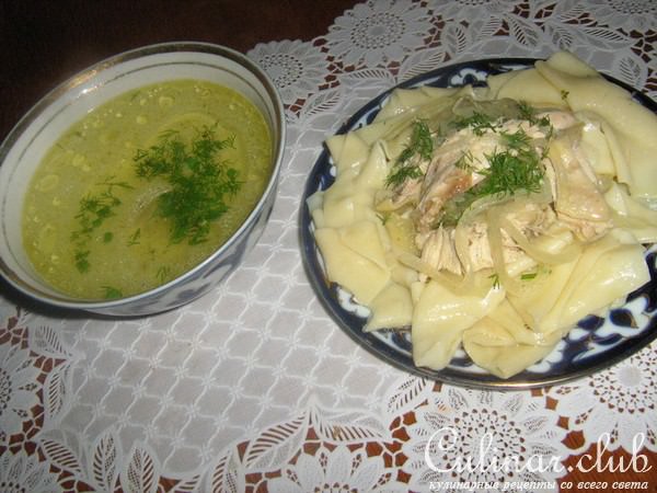 Бешбармак не совсем по-казахски.