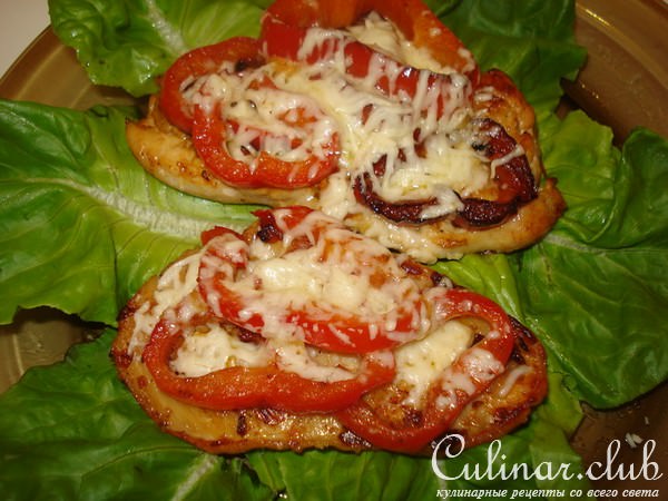 Куриное филе в чесночной карамели