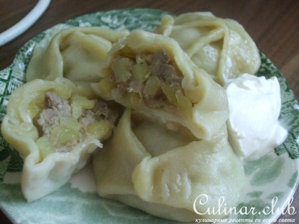 Манты "с уткой"