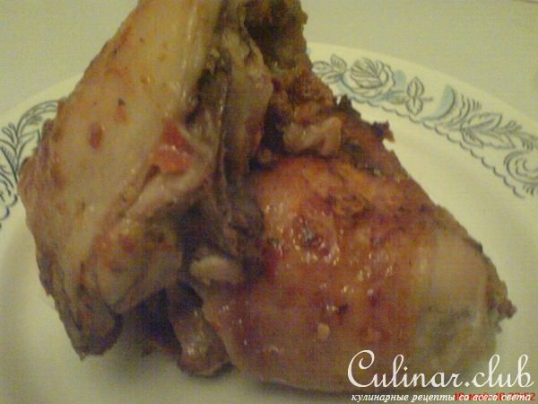 Курочка в абхазской аджике