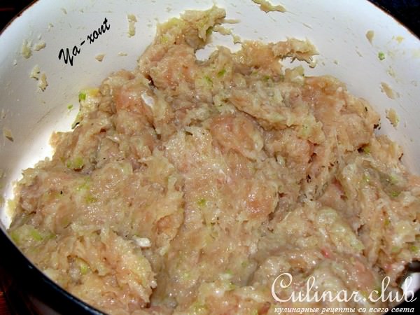 Куриные котлеты с овощами "Самоцветы"