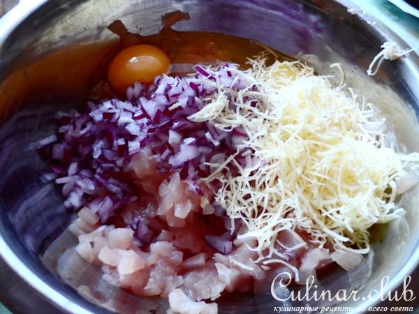 Рубленые котлеты из курицы.