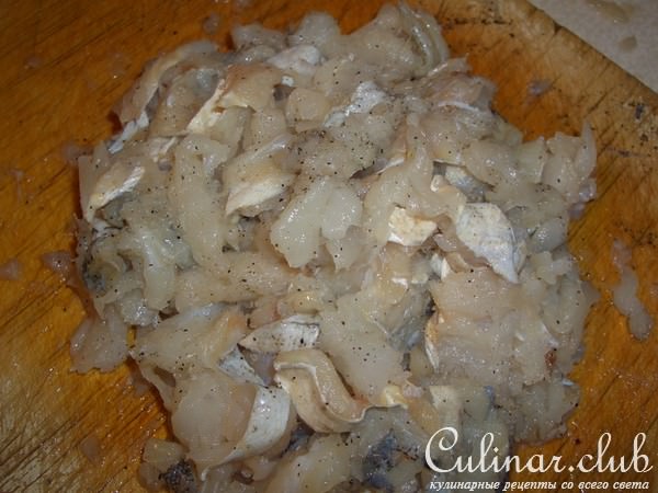 Рыба в хлебно-сырном соусе
