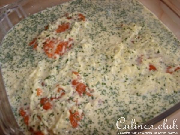 Форель в сырных сливках