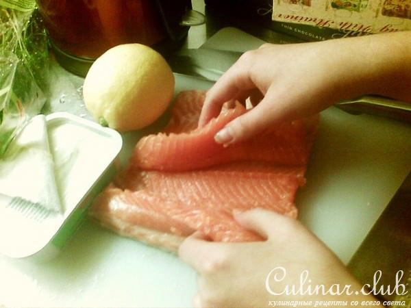 Лосось сначинкой