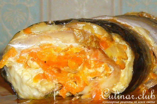 Рулет из скумбрии