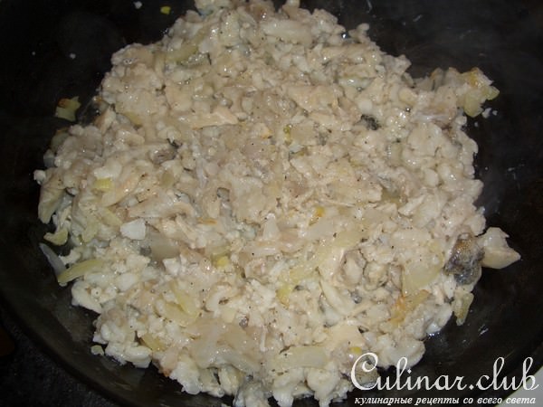 Рыба в хлебно-сырном соусе