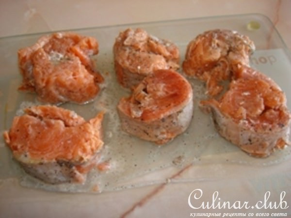 Рыба в сырном суфле