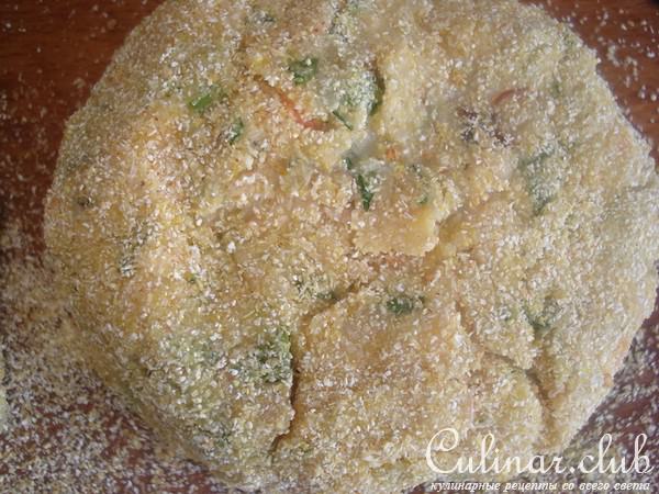 Котлеты из форели с овощами