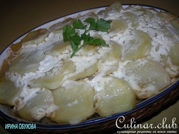 Запеканка с рыбой