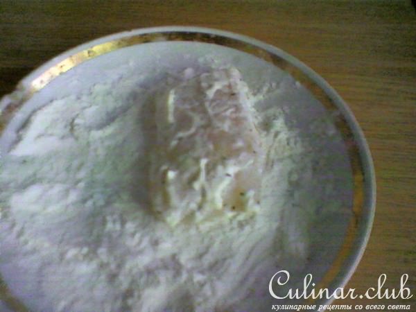 Рыба с майонезом жареная