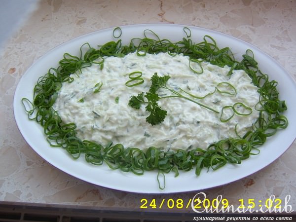 Сельдь под сметанным соусом