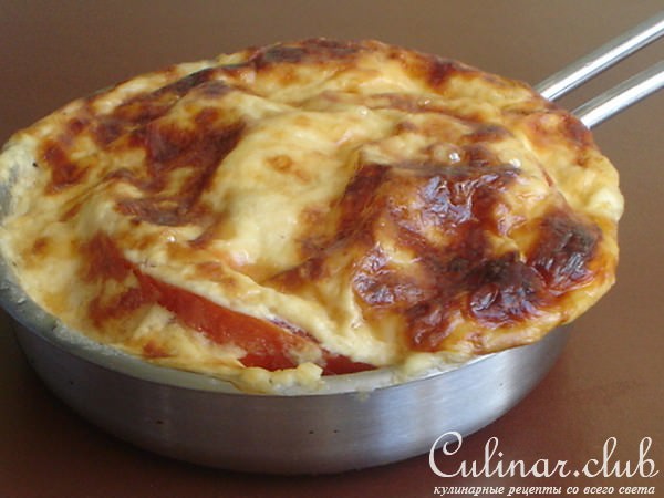 Рыба с сыром и сливками
