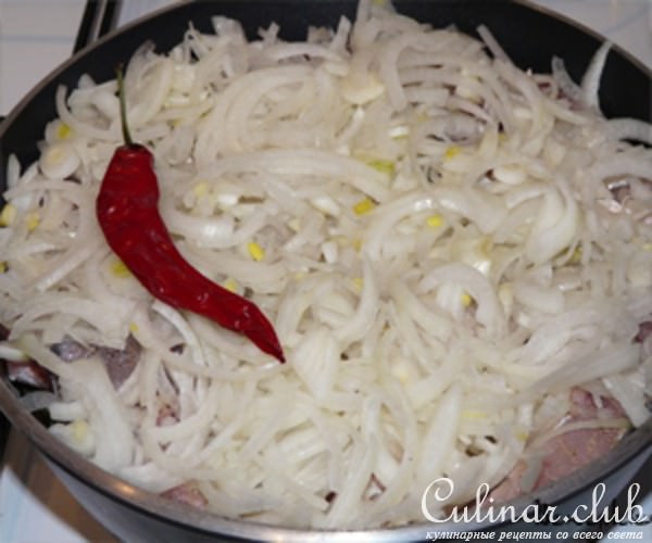 Рыба, тушенная в белом вине с белой фасолью
