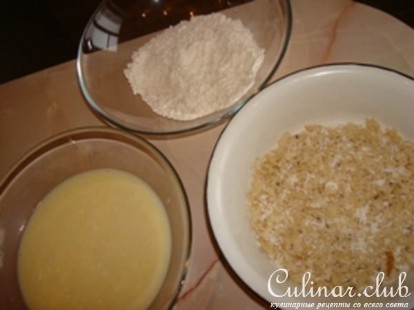 Рыбное филе в кокосовой панировке