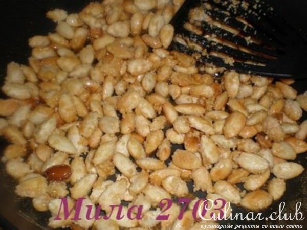 Миндаль в сахаре (простой вкусный десерт)