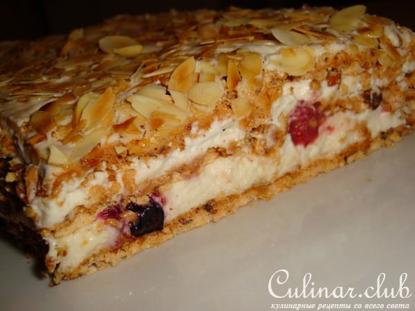 Меренговый(безе) пирог с кофейным кремом