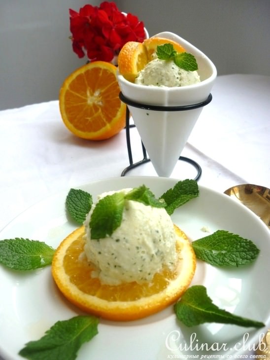 Помеловое мороженое с мятой для Виктории Сергеевны (к/с КУХНЯ)