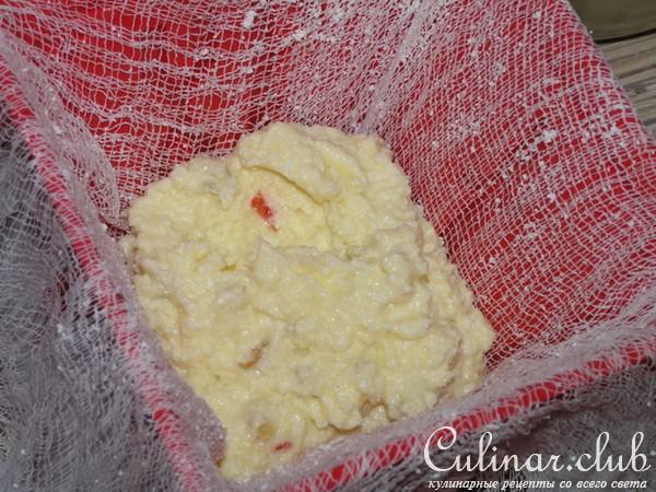Пасха Царская с цукатами и кедровыми орешками (сырая)