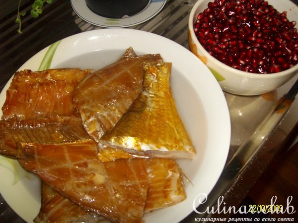 Копченая рыба с Гранатом
