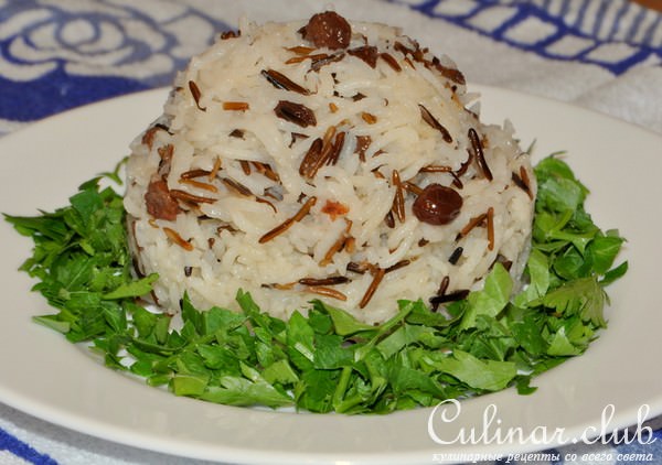 Рис басмати с изюмом на гарнир (тест-драйв)