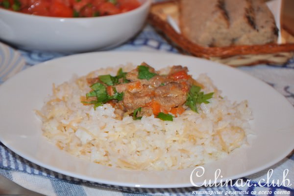 Рис с вермишелью к мясу (тест-драйв)