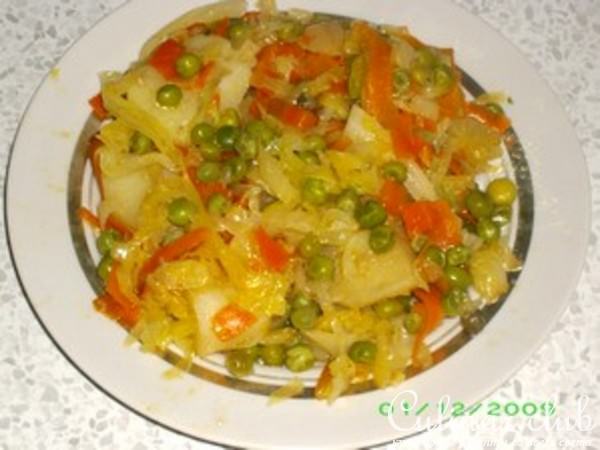 ОВОЩНОЕ РАГУ (постный вариант)